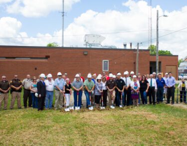 Shireman Construction Jails Scott County Groundbreaking with Employees