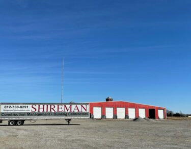 Walnut Ridge facility with Shireman Construction truck outside